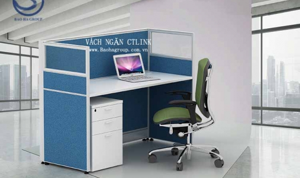 Vách ngăn bàn làm việc nỉ 1 nhân viên